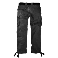 CARGOHOSE FALLSCHIRMJÄGER SCHWARZ (O. GÜRTEL)