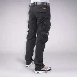 CARGOHOSE KEN SCHWARZ (O. GÜRTEL)
