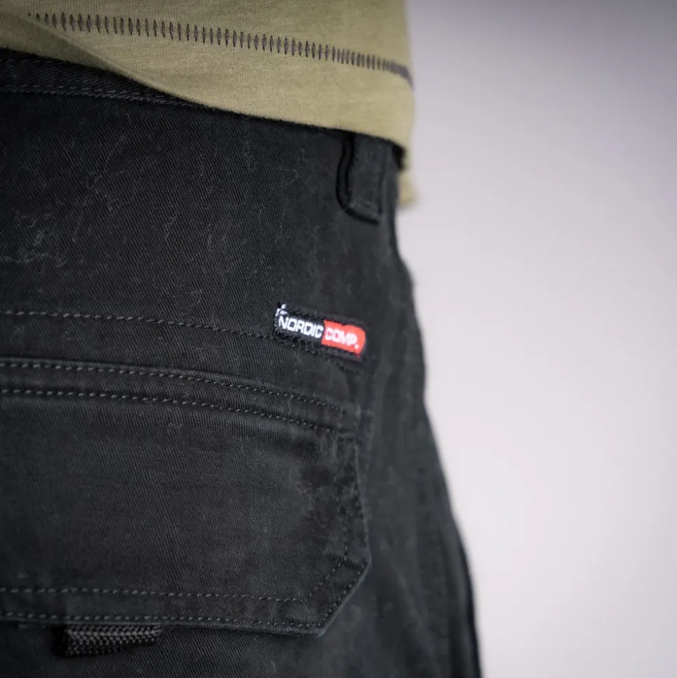 CARGOHOSE KEN SCHWARZ (O. GÜRTEL)