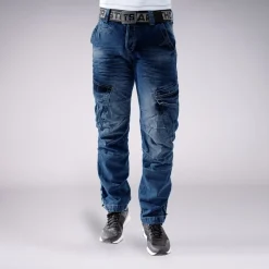 CARGOJEANS STAHLHEIM II DENIM-BLUE (O. GÜRTEL)