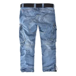 CARGOJEANS STAHLHEIM II DENIM-LIGHTBLUE (O. GÜRTEL)