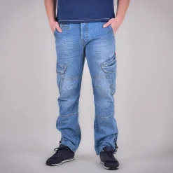 CARGOJEANS STAHLHEIM II DENIM-LIGHTBLUE (O. GÜRTEL)