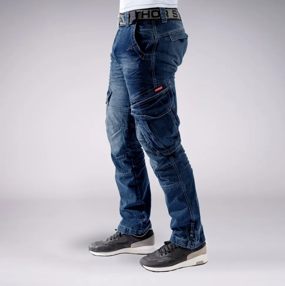 CARGOJEANS STAHLHEIM II DENIM-BLUE (O. GÜRTEL)