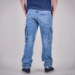 CARGOJEANS STAHLHEIM II DENIM-LIGHTBLUE (O. GÜRTEL)