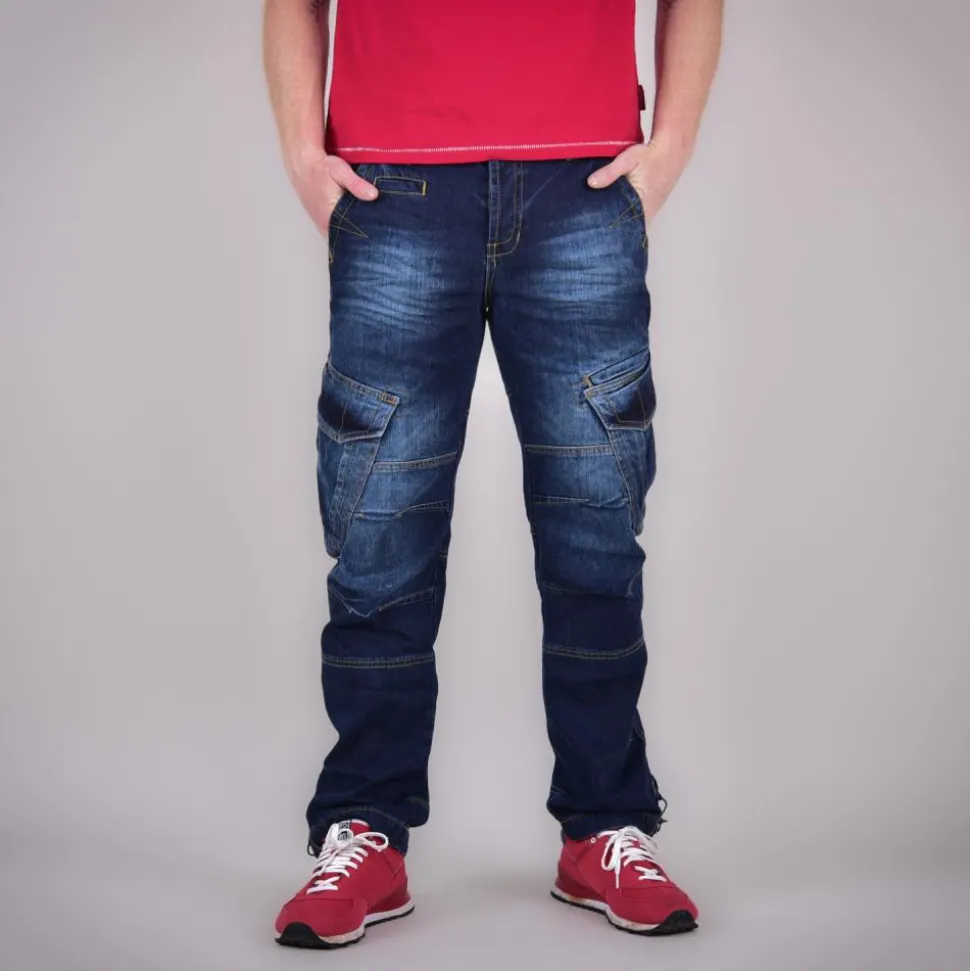 CARGOJEANS STAHLHEIM II DENIM-BLUE (O. GÜRTEL)