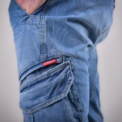 CARGOJEANS STAHLHEIM II DENIM-LIGHTBLUE (O. GÜRTEL)