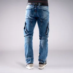 CARGOJEANS STAHLHEIM II MITTELBLAU (O. GÜRTEL)