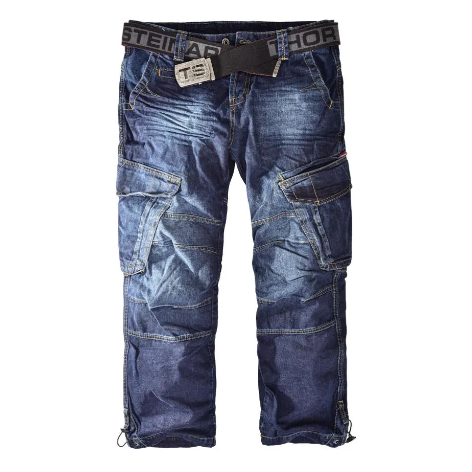 CARGOJEANS STAHLHEIM II MITTELBLAU (O. GÜRTEL)
