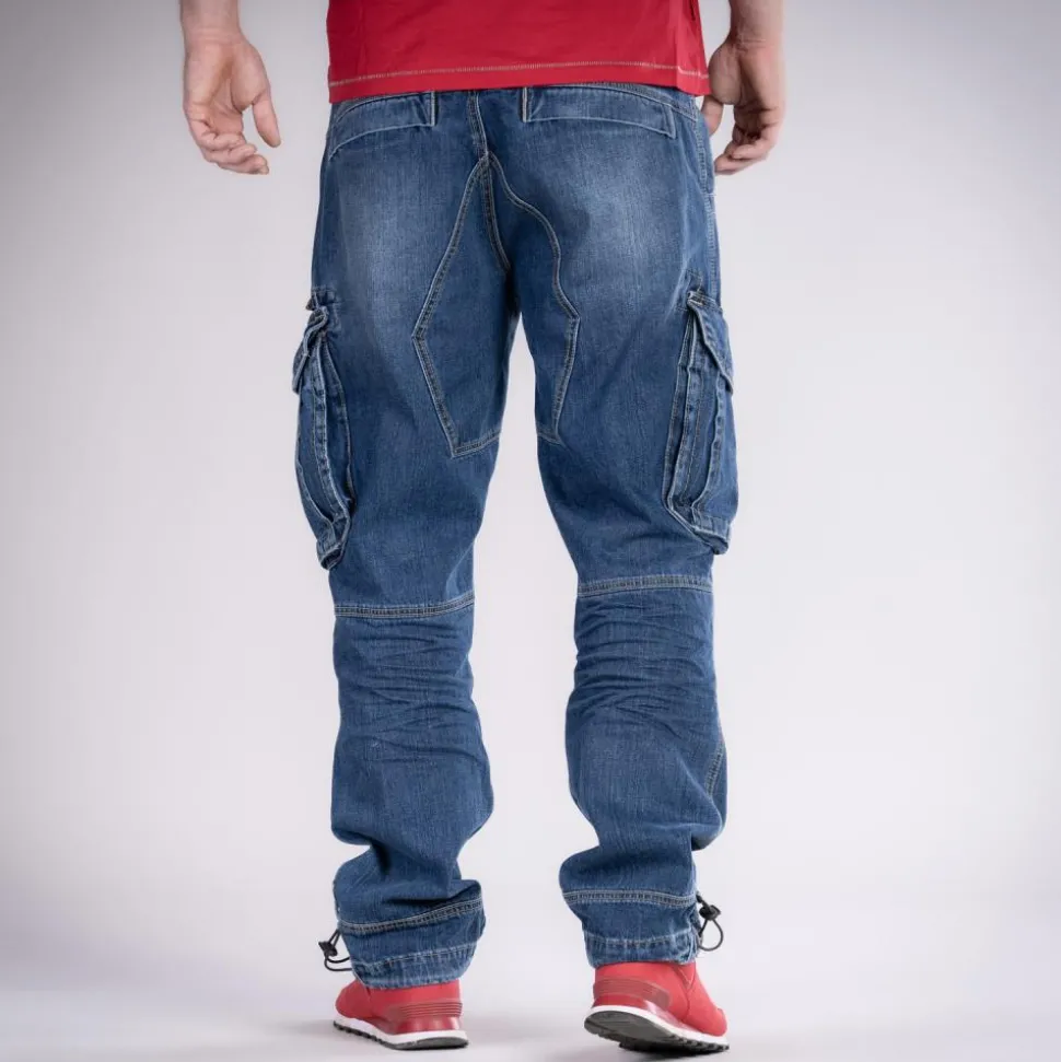 CARGOJEANS STAHLHEIM II MITTELBLAU (O. GÜRTEL)