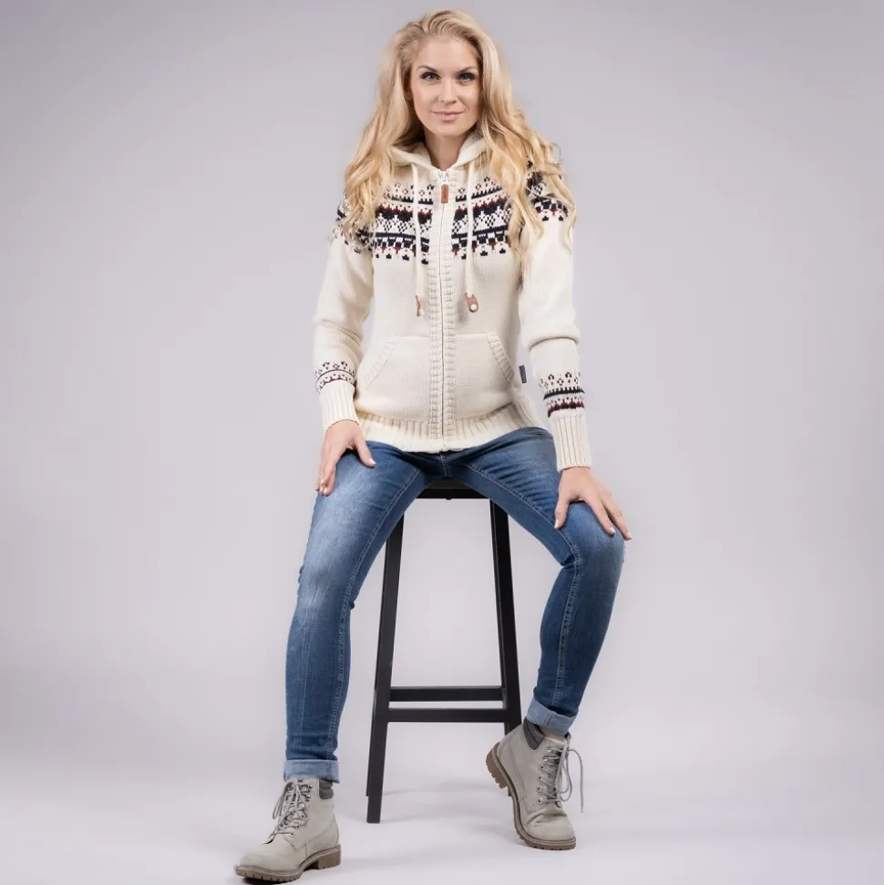 DAMEN STRICKJACKE SILKE