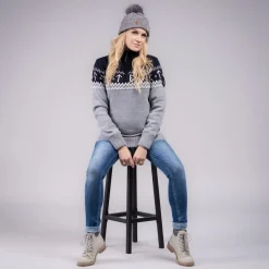 DAMEN STRICKPULLOVER JØLSTRA