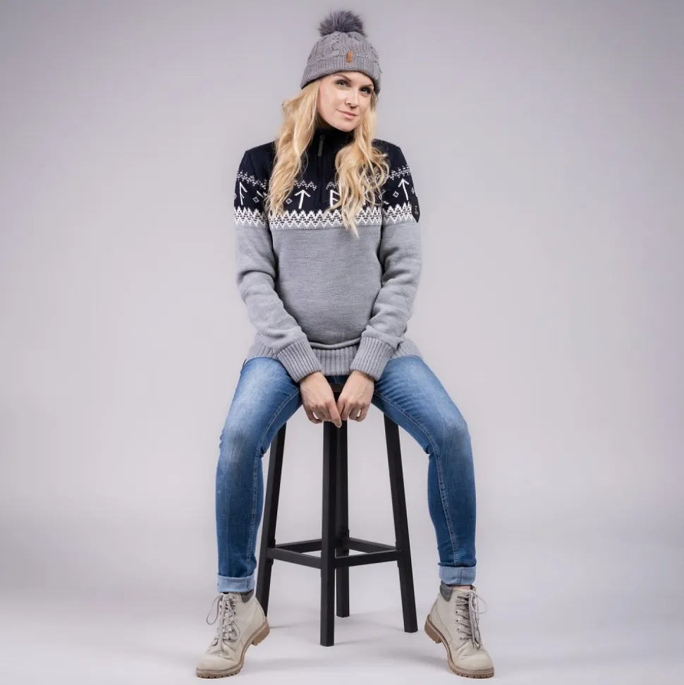 DAMEN STRICKPULLOVER JØLSTRA