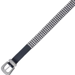 DAMEN-LEDERGÜRTEL RHINESTONE