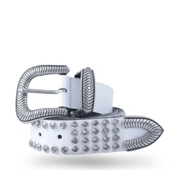 DAMEN-LEDERGÜRTEL RHINESTONE