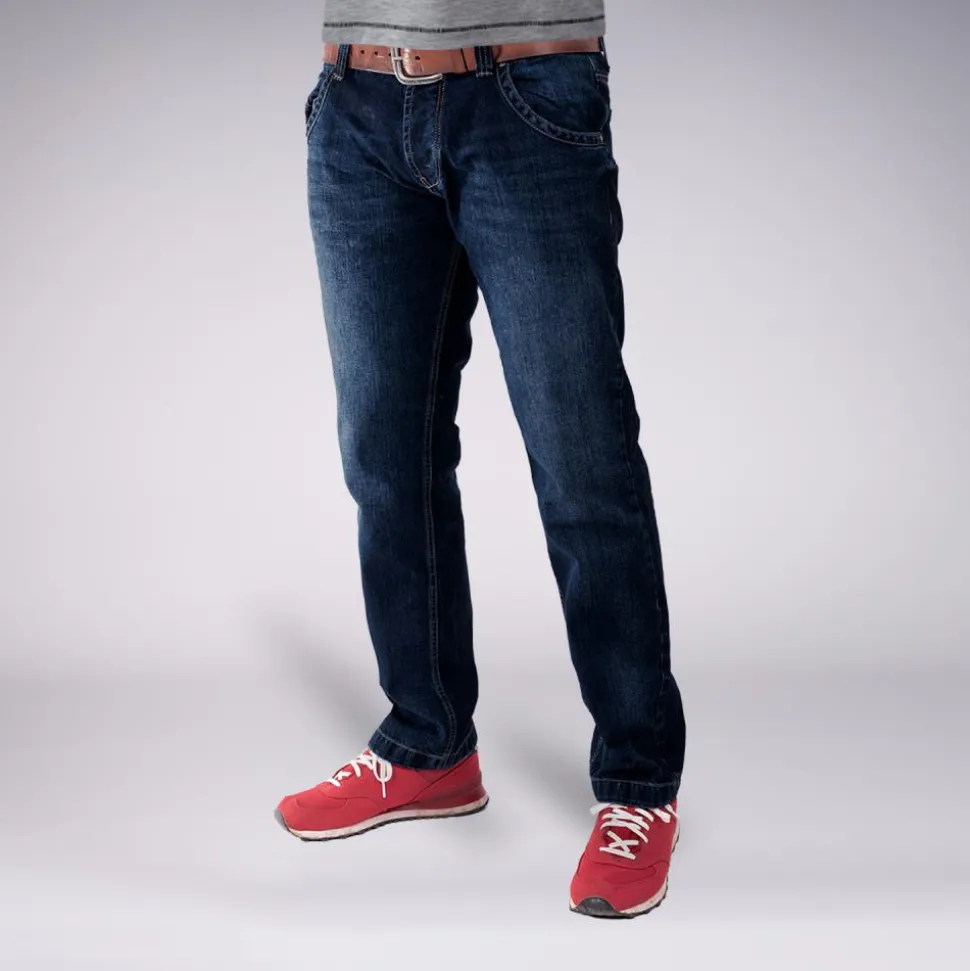 JEANS HARØY COMFORT MITTELBLAU (O. GÜRTEL)